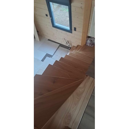 Escalier bois métal
