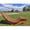 Chaise longue cintrée