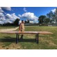 Table bois métal en noyer