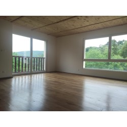 Plafon bois et parquet fabrication maison