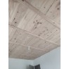 Plafon bois et parquet fabrication maison