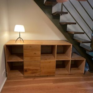 Aménagement sous escalier — vue 1 — Bois Joli Création