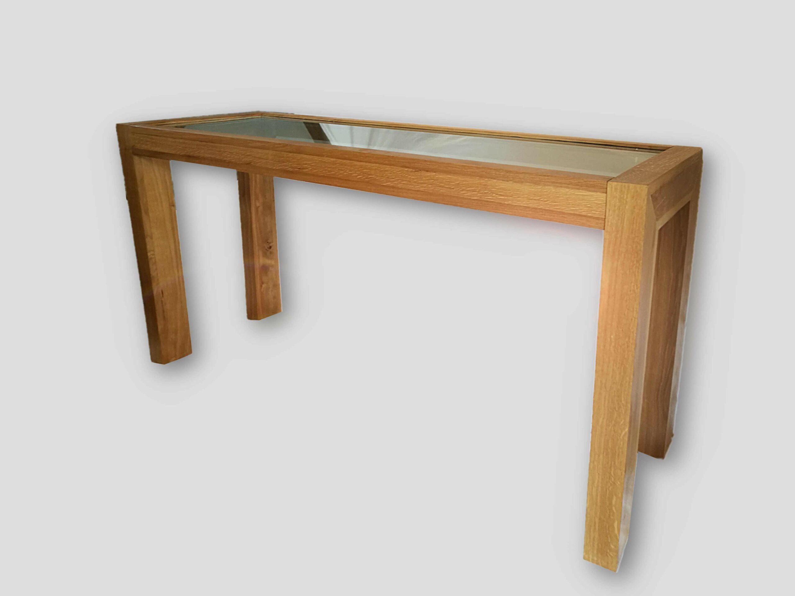 Console en chêne — vue 1 — Bois Joli Création