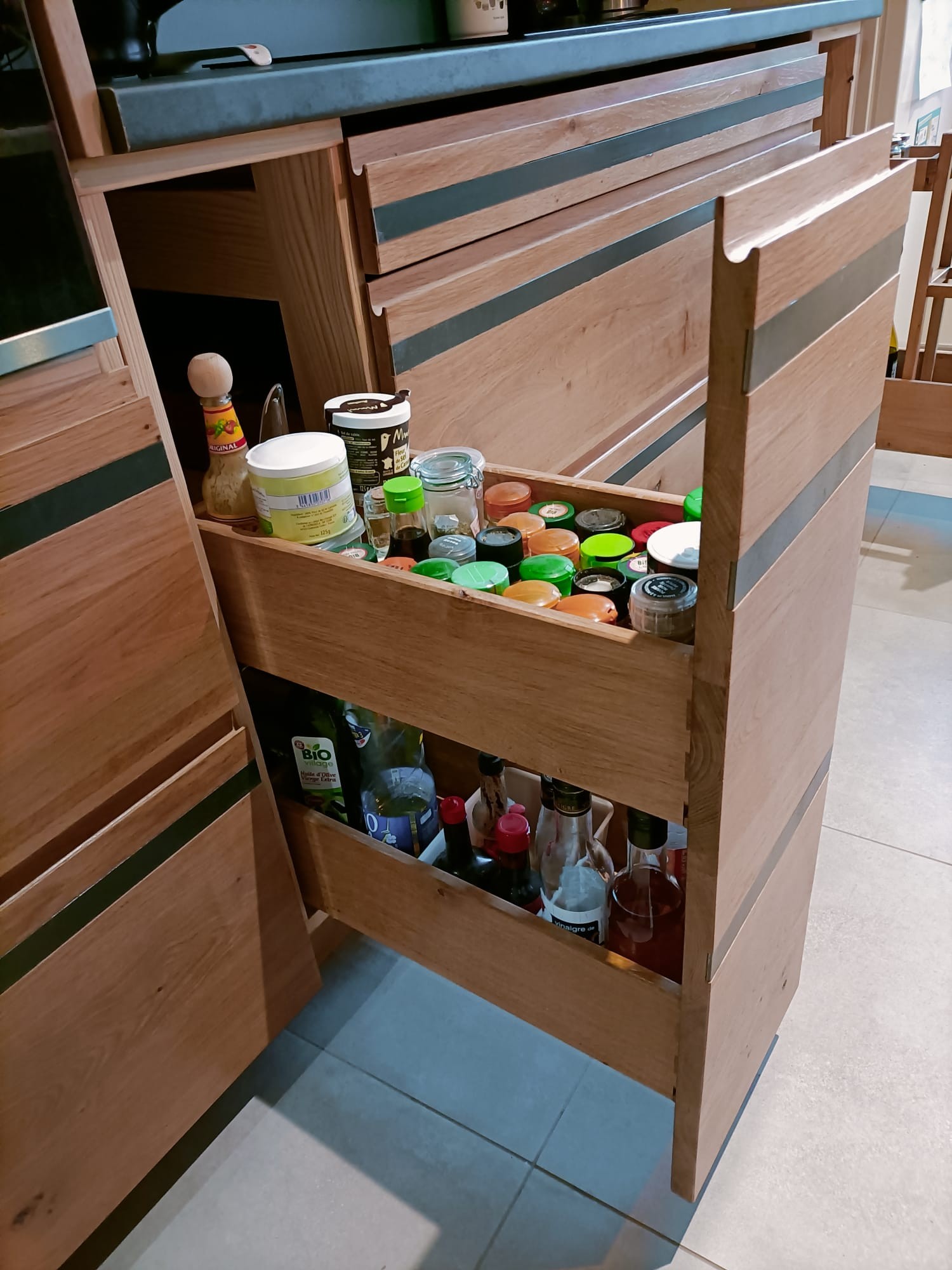 Cuisine incrustations — vue 4 — Bois Joli Création