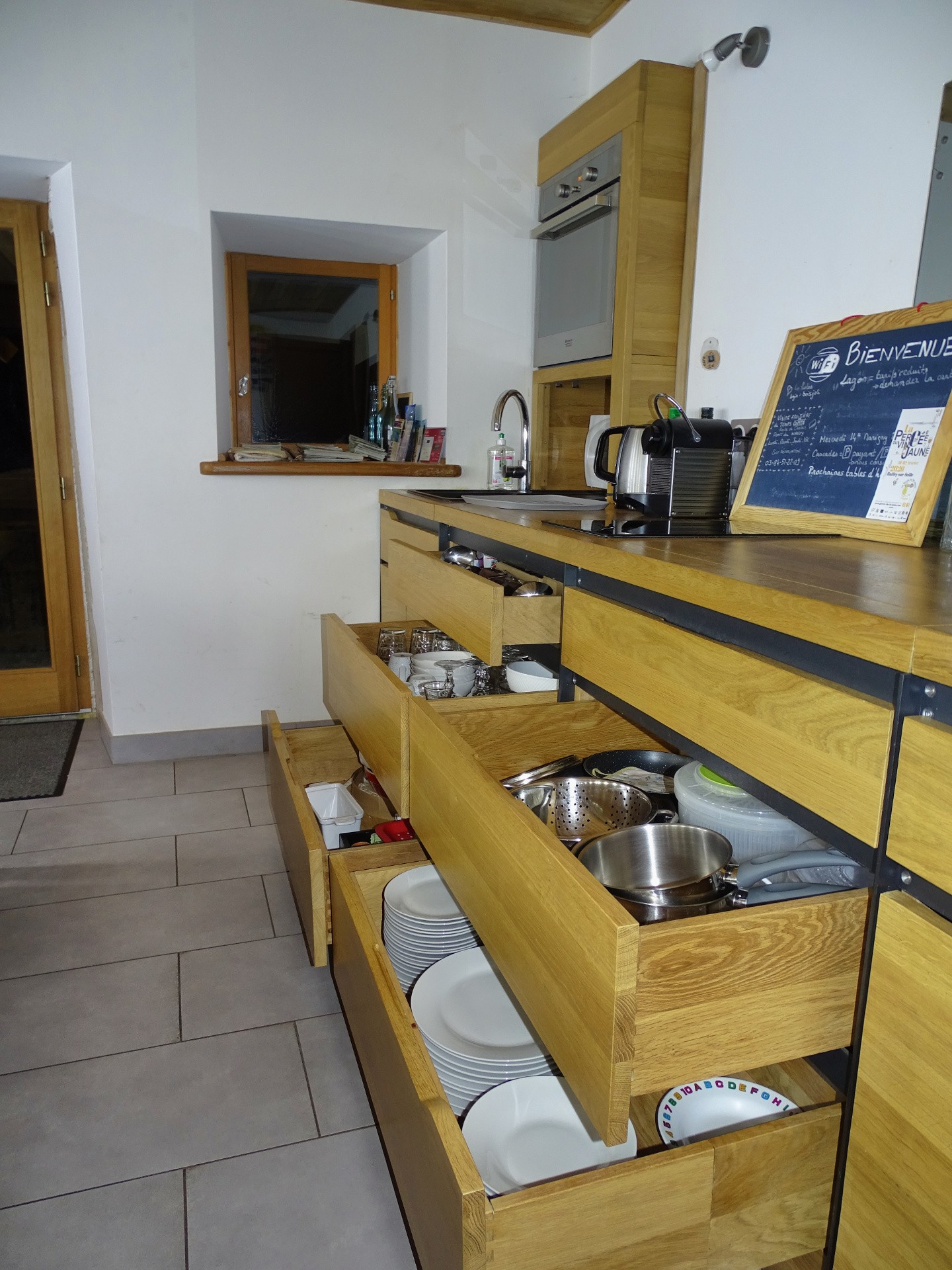 Cuisine bois métal — vue 2 — Bois Joli Création