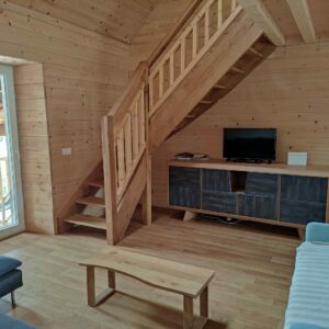 Table basse live edge — vue 1 — Bois Joli Création
